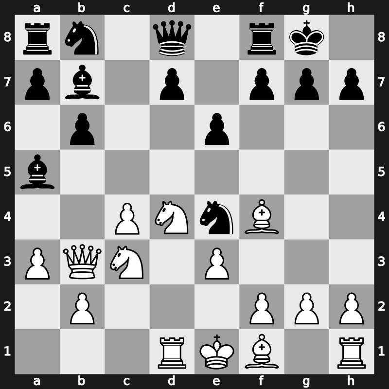 Linares 1985 – Round 1 – Portisch, Lajos – 1/2-1/2 – Polugaevsky, Lev – G13