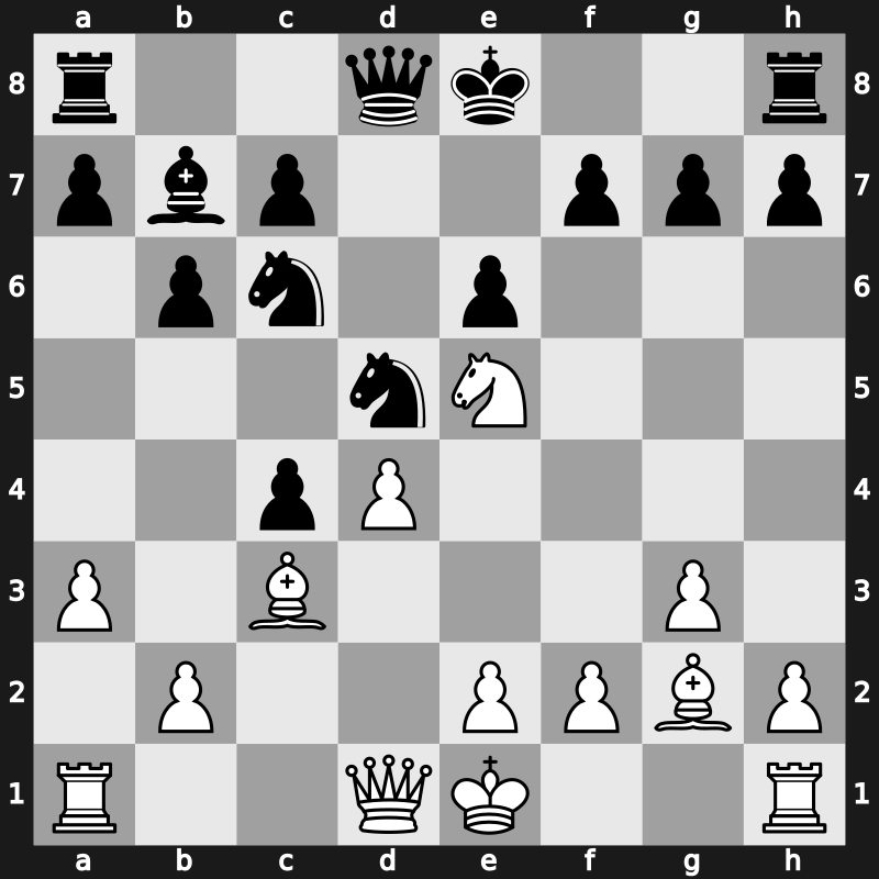 Linares 1985 – Round 1 – Korchnoi, Viktor – 1-0 – Adorjan, Andras – G16