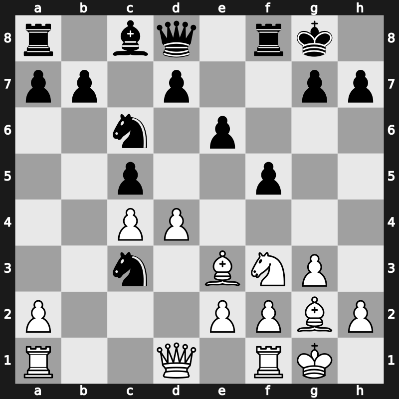World Championship 32th-KK2 1985 – Round 13 – Kasparov, Garry – 1/2-1/2 – Karpov, Anatoly – G5