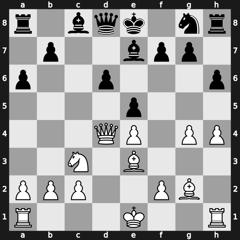 World Championship 32th-KK2 1985 – Round 14 – Karpov, Anatoly – 1/2-1/2 – Kasparov, Garry – G6