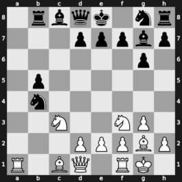 ? 1984 – Round ? – Romanishin, Oleg M – 1/2-1/2 – Tal, Mikhail – G1