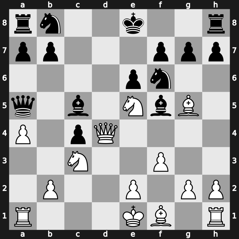 Interpolis 1984 – Round 1 – Sosonko, Gennadi – 1/2-1/2 – Huebner, Robert – G13