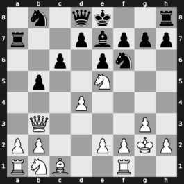 London 1984 – Round 1 – Vaganian, Rafael A – 1/2-1/2 – Korchnoi, Viktor – G17