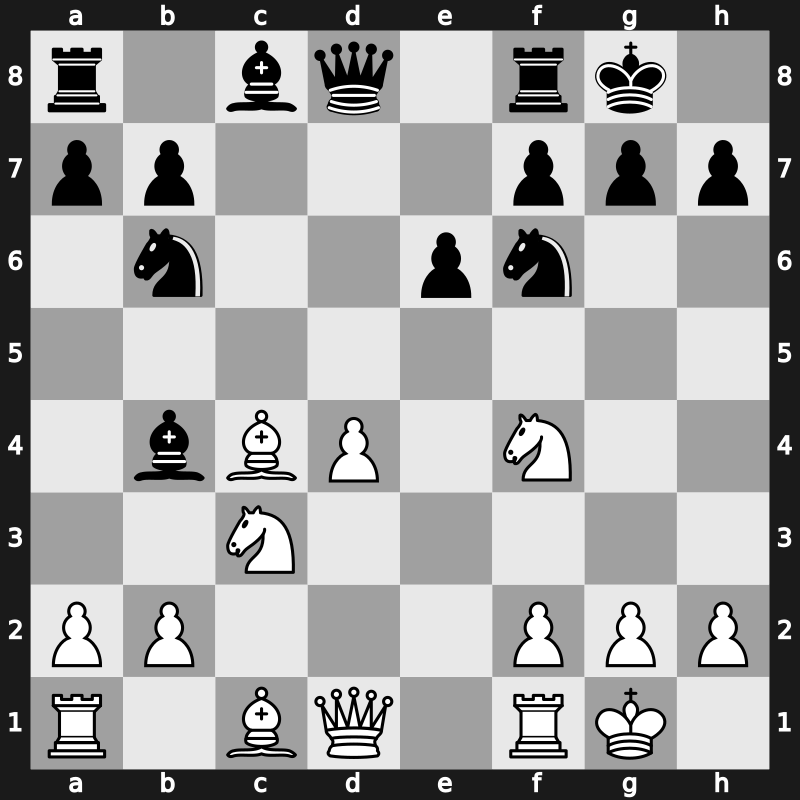 Thessaloniki olm 1984 – Round 10 – Georgiev, Kaloyan – 1/2-1/2 – Polugaevsky, Lev – G61