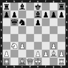 World Championship 31th-KK1 1984 – Round 24 – Kasparov, Garry – 1/2-1/2 – Karpov, Anatoly – G11