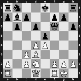 Niksic 1983 – Round 5 – Spassky, Boris V. – 1/2-1/2 – Miles, Anthony J – G35