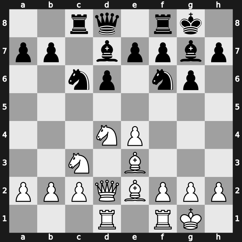 Bugojno 1982 – Round 1 – Larsen, Bent – 1-0 – Kavalek, Lubomir – G41