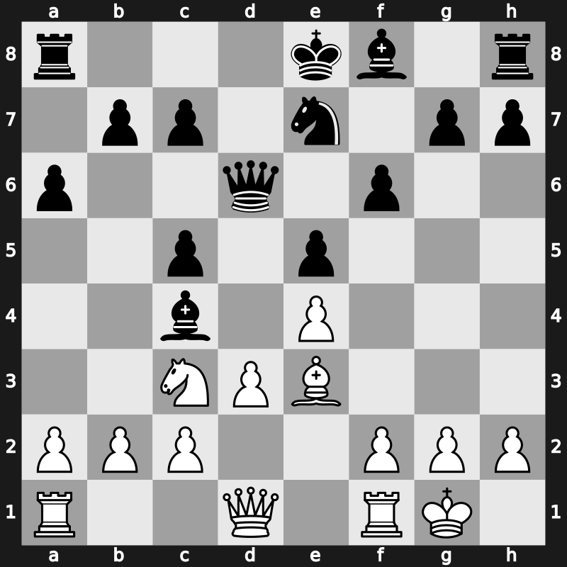 Hamburg tv rapid 1982 – Round 6 – Timman, Jan H – 1/2-1/2 – Torre, Eugenio – G20