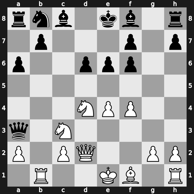 Interpolis 1982 – Round 1 – Nunn, John D M – 1/2-1/2 – Portisch, Lajos – G30