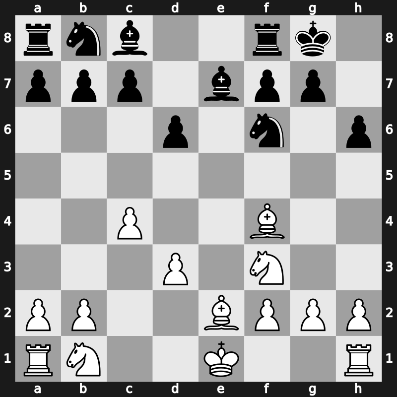 Interpolis 1982 – Round 1 – Karpov, Anatoly – 1/2-1/2 – Smyslov, Vassily – G39