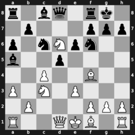 Luzern olm 1982 – Round 2 – Carranza Cifuentes, Ricardo – 0-1 – Tal, Mikhail – G10