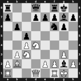 Mar del Plata 1982 – Round 1 – Larsen, Benjamin Holsko – 1/2-1/2 – Giardelli, Sergio C. – G57