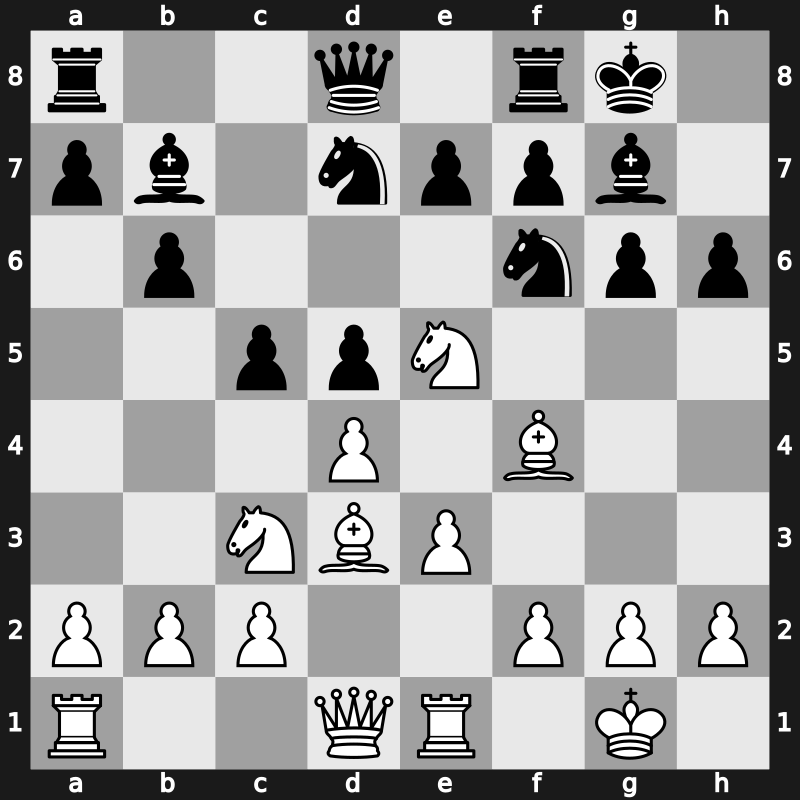 Phillips&Drew 1982 – Round 1 – Miles, Anthony J – 1/2-1/2 – Portisch, Lajos – G5