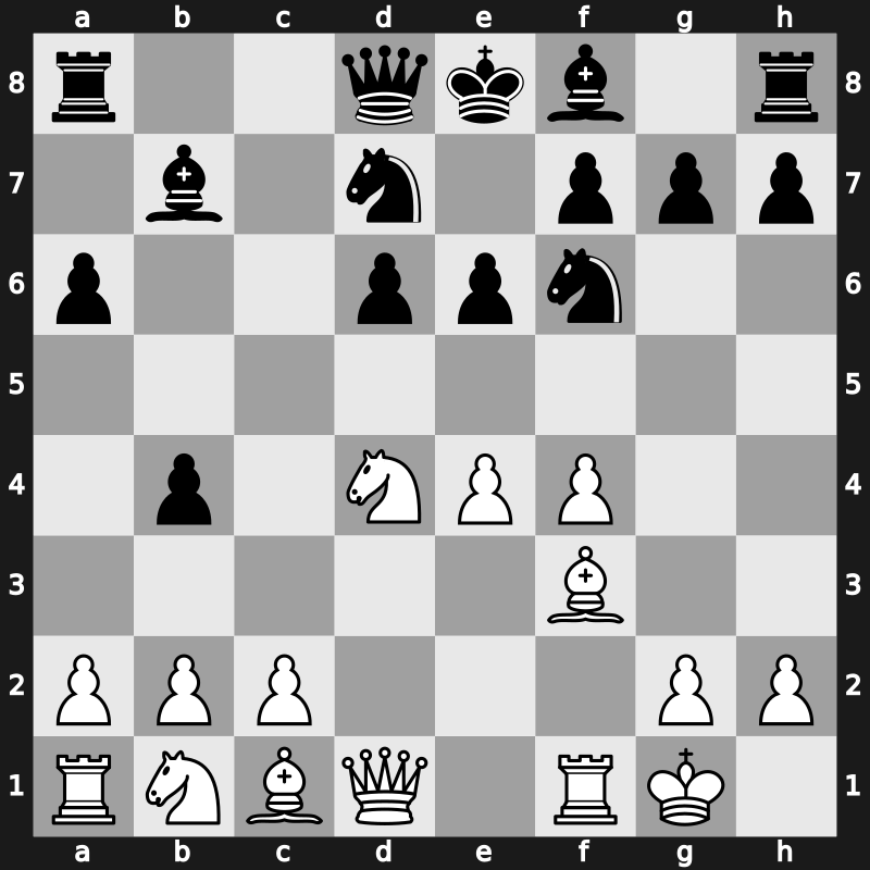 Phillips&Drew 1982 – Round ? – Mestel, A Jonathan – 1/2-1/2 – Ljubojevic, Ljubomir – G51