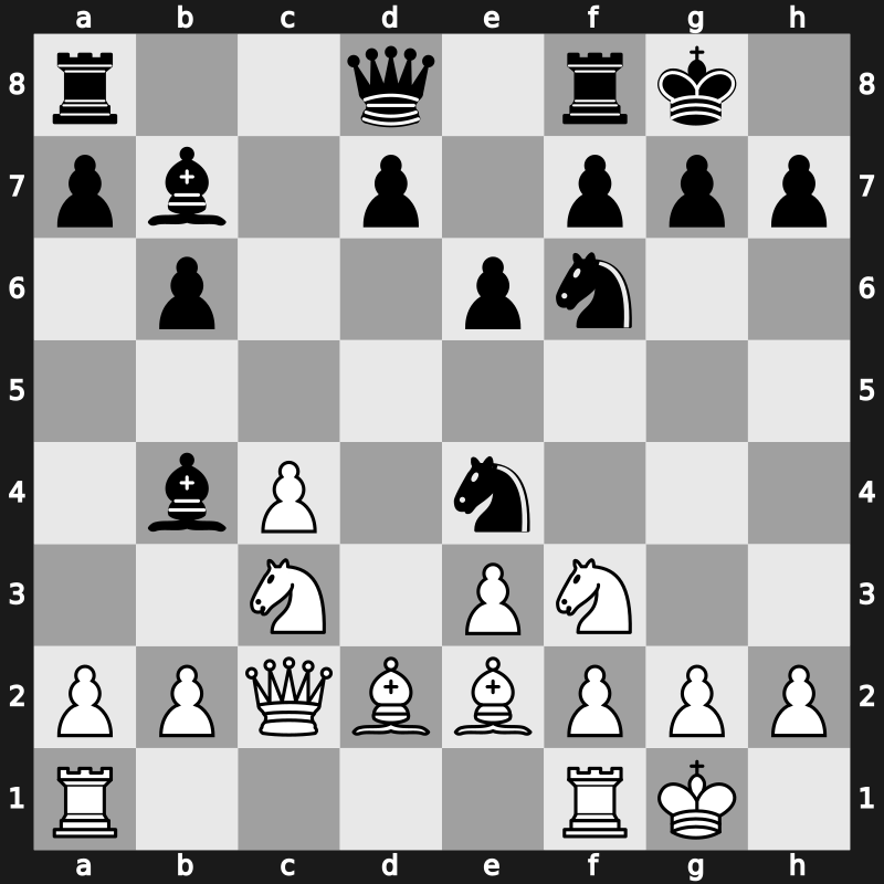 Tilburg 1982 – Round ? – Huebner, Robert – 1/2-1/2 – Andersson, Ulf 1949 – G9