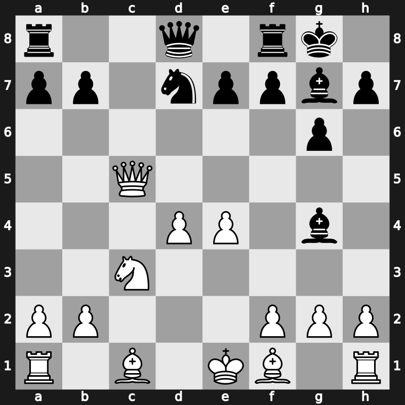 Toluca Interzonal 1982 – Round 6 – Portisch, Lajos – 1-0 – Adorjan, Andras – G16