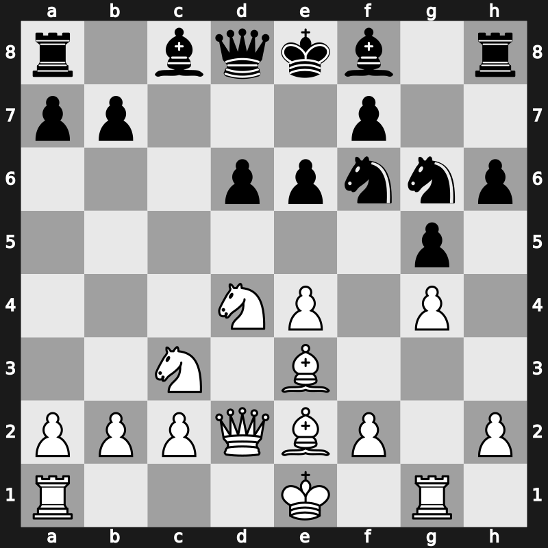 Torino 1982 – Round 1 – Karpov, Anatoly – 1/2-1/2 – Spassky, Boris V. – G5