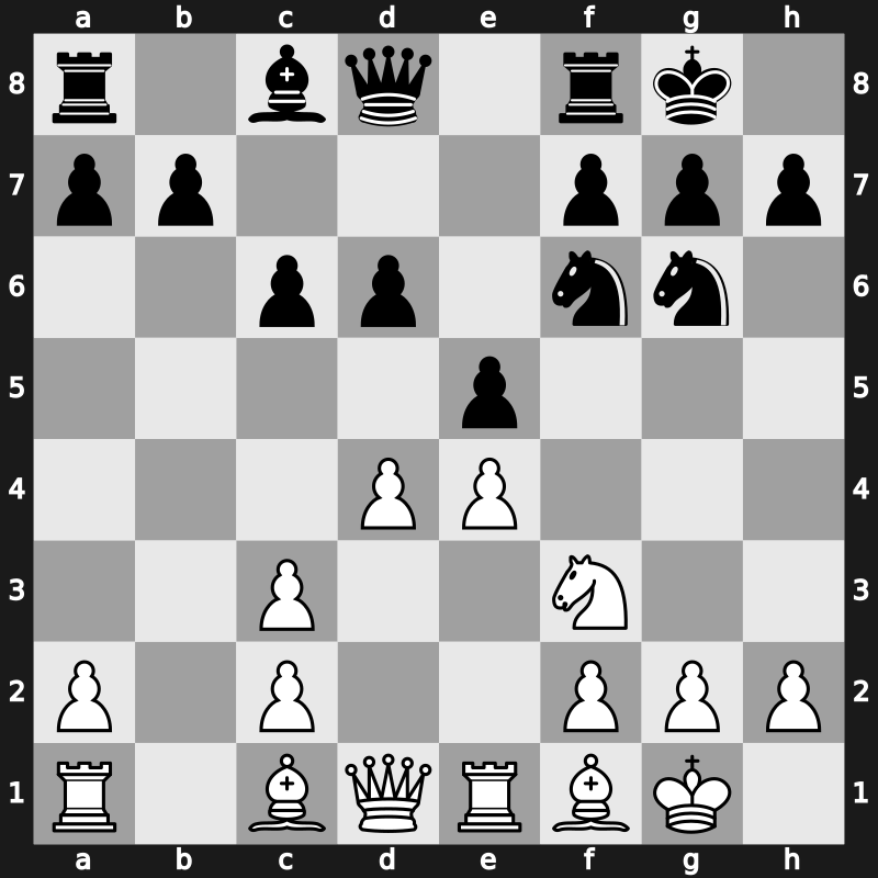 Torino 1982 – Round 6 – Spassky, Boris V. – 1/2-1/2 – Kavalek, Lubomir – G15