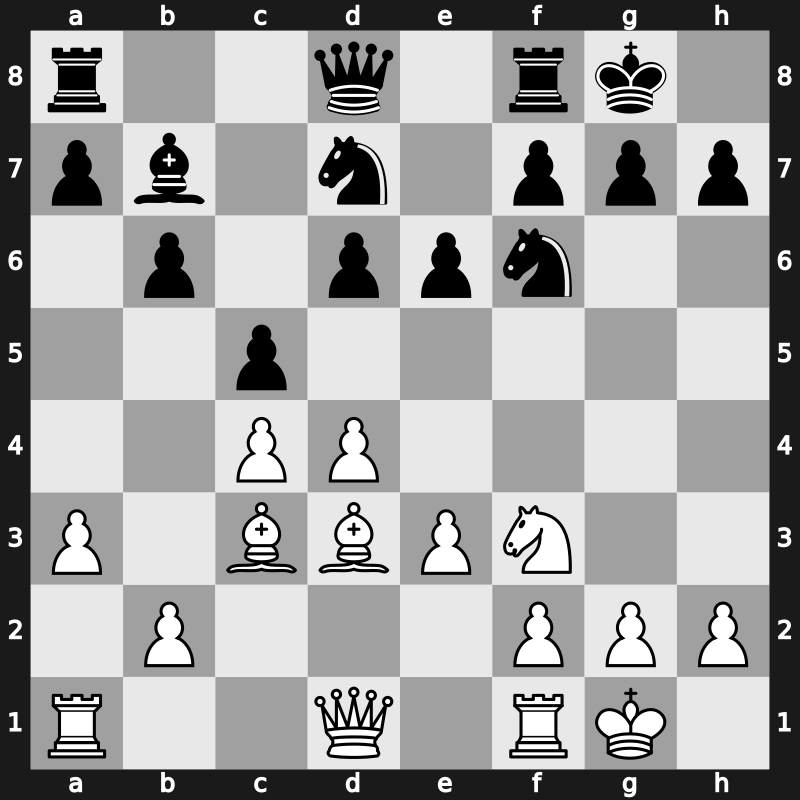 Torino 1982 – Round 11 – Portisch, Lajos – 1/2-1/2 – Andersson, Ulf 1949 – G22
