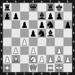 Amsterdam 1981 – Round ? – Miles, Anthony J – 1/2-1/2 – Polugaevsky, Lev – G31