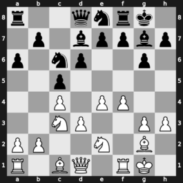 Las Palmas 1981 – Round 5 – Garcia Padron, Jose – 0-1 – Larsen, Bent – G12