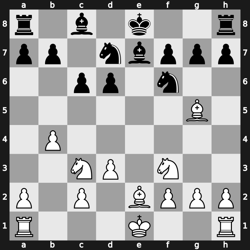 Linares 1981 – Round 1 – Spassky, Boris V. – 1/2-1/2 – Karpov, Anatoly – G11