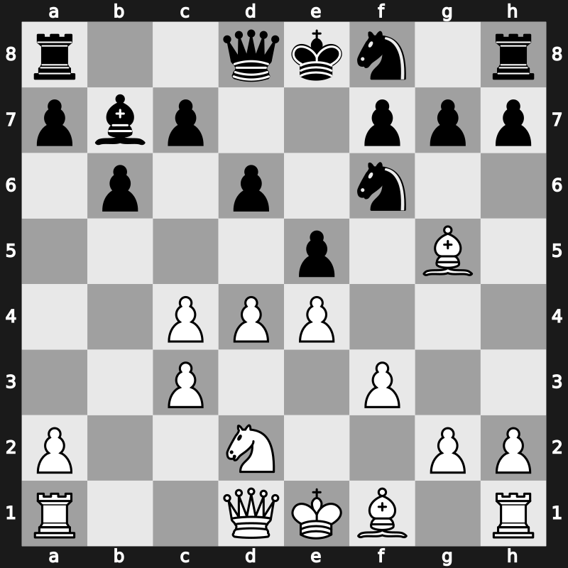 Linares 1981 – Round 1 – Ribli, Zoltan – 1-0 – Larsen, Bent – G9