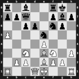 Linares 1981 – Round 1 – Larsen, Bent – 1-0 – Kavalek, Lubomir – G20