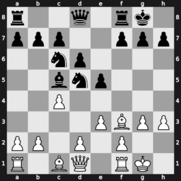 Merano 1981 – Round 1 – Korchnoi, Viktor – 1/2-1/2 – Karpov, Anatoly – G1