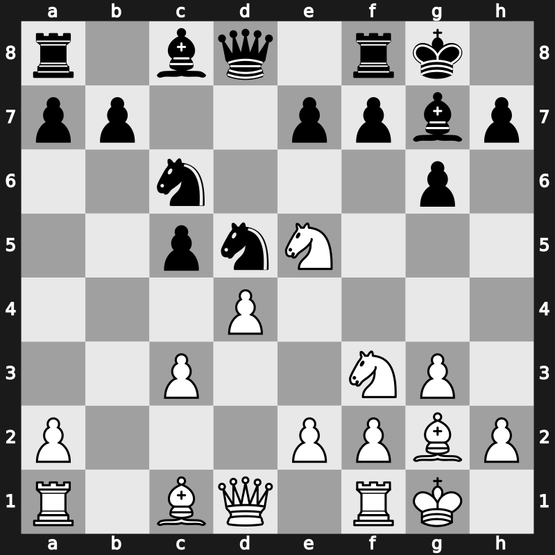 Moscow 1981 – Round 1 – Smyslov, Vassily – 1/2-1/2 – Kasparov, Garry – G22