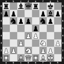 Moscow 1981 – Round 1 – Geller, Efim P – 1/2-1/2 – Petrosian, Tigran V. – G30