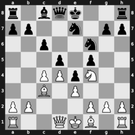 Bugojno 1980 – Round 9 – Kavalek, Lubomir – 1/2-1/2 – Ljubojevic, Ljubomir – G34