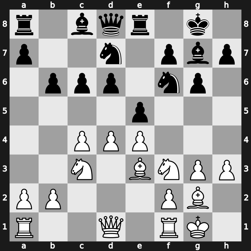 Interpolis 1979 – Round 1 – Portisch, Lajos – 1-0 – Kavalek, Lubomir – G10