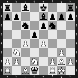 Interpolis 1979 – Round 3 – Karpov, Anatoly – 1/2-1/2 – Romanishin, Oleg M – G15