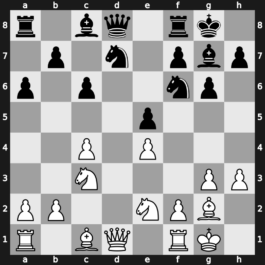 Montreal 1979 – Round 6 – Larsen, Bent – 1-0 – Kavalek, Lubomir – G24