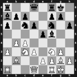 Montreal 1979 – Round 8 – Tal, Mikhail – 1-0 – Kavalek, Lubomir – G33