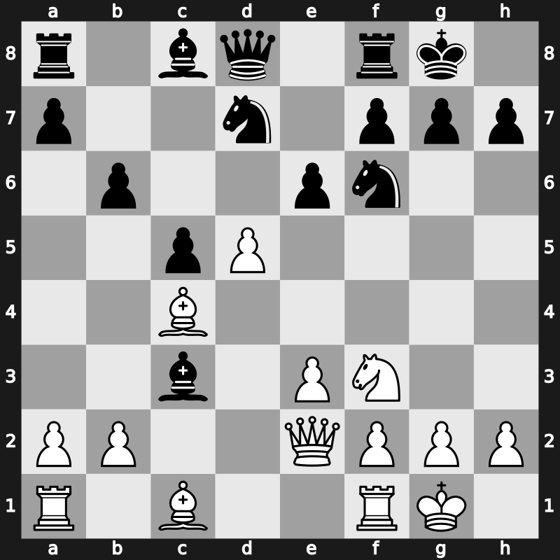Montreal 1979 – Round 11 – Portisch, Lajos – 1/2-1/2 – Ljubojevic, Ljubomir – G46