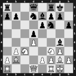 Riga Interzonal 1979 – Round 6 – Larsen, Benjamin Holsko – 1/2-1/2 – Trois, Francisco R.T. – G16