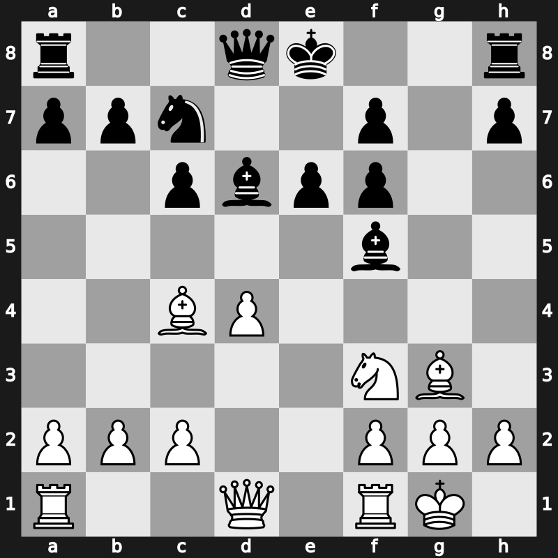 Riga Interzonal 1979 – Round 7 – Tal, Mikhail – 1/2-1/2 – Larsen, Bent – G17