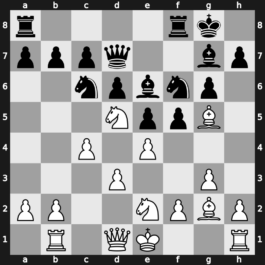 Tournament of Stars 1979 – Round 18 – Karpov, Anatoly – 1/2-1/2 – Kavalek, Lubomir – G11