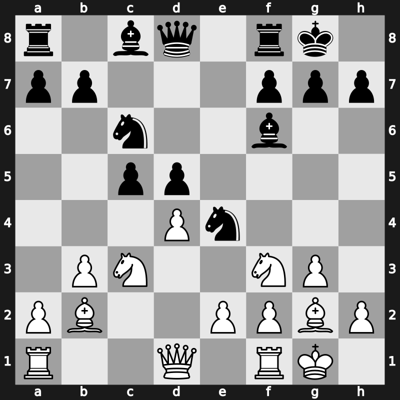 Bugojno 1978 – Round 4 – Larsen, Bent – 0-1 – Gligoric, Sofija – G26