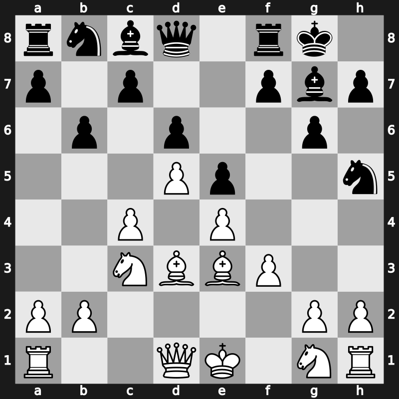 Bugojno 1978 – Round 8 – Portisch, Lajos – 1-0 – Vukic, Maroje – G48