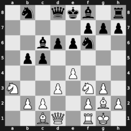 Bugojno 1978 – Round 11 – Vukic, Maroje – 1/2-1/2 – Karpov, Anatoly – G64