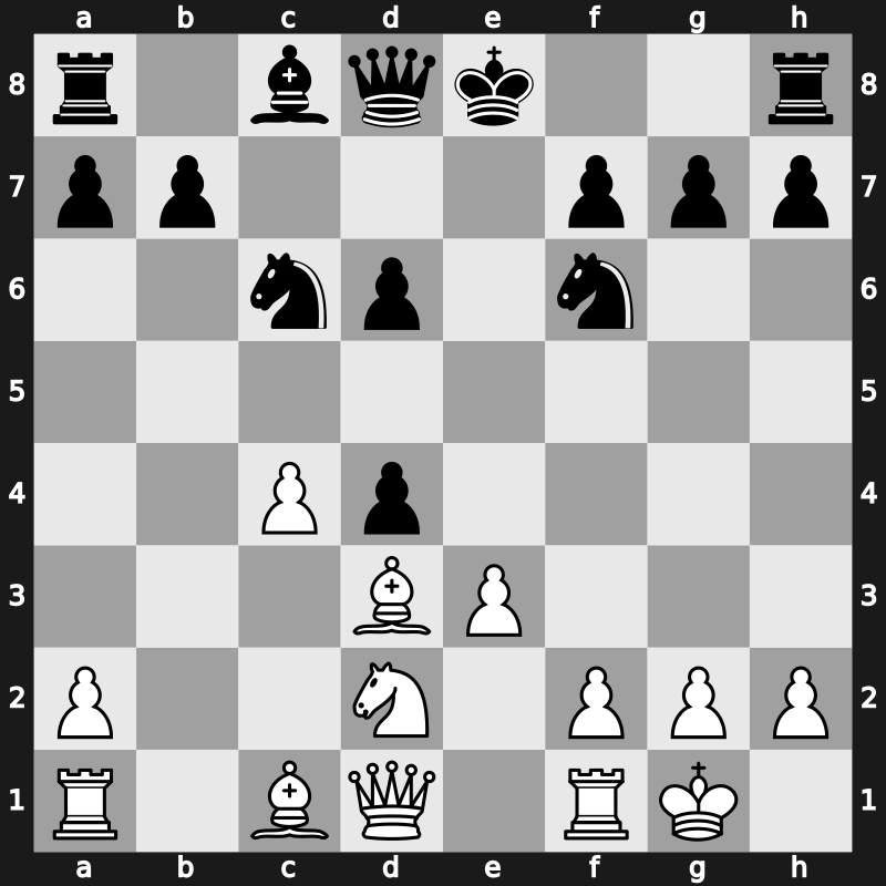 Hoogovens 1978 – Round 1 – Portisch, Lajos – 1-0 – Timman, Jan H – G9
