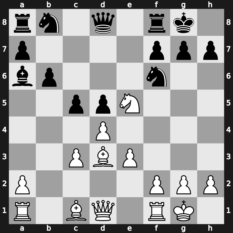 Hoogovens 1978 – Round 1 – Portisch, Lajos – 1-0 – Panno, Oscar – G10