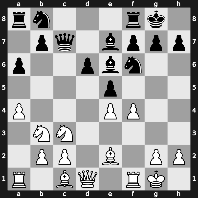 Hoogovens 1978 – Round 1 – Van der Sterren, Paul – 0-1 – Mecking, Henrique – G15