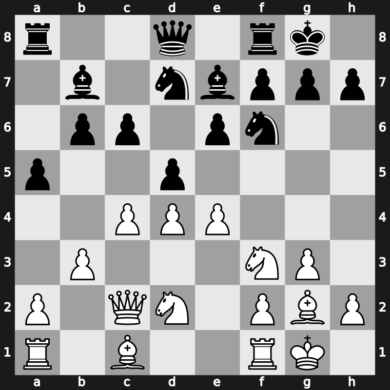 Interpolis 1978 – Round 1 – Ribli, Zoltan – 1/2-1/2 – Larsen, Bent – G2