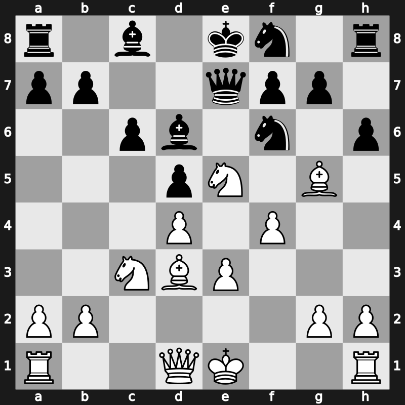 Niksic 1978 – Round 1 – Portisch, Lajos – 1/2-1/2 – Ljubojevic, Ljubomir – G1