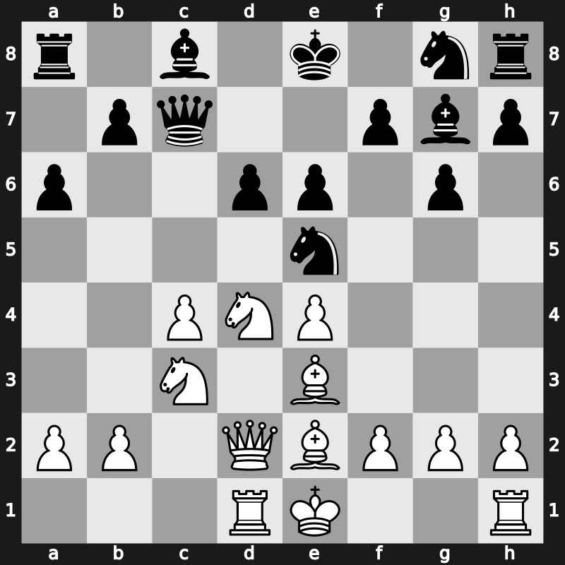 Niksic 1978 – Round 3 – Uhlmann, Wolfgang – 1-0 – Ljubojevic, Ljubomir – G7