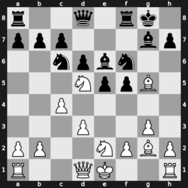 Niksic 1978 – Round 6 – Ribli, Zoltan – 1/2-1/2 – Hort, Vlastimil – G15